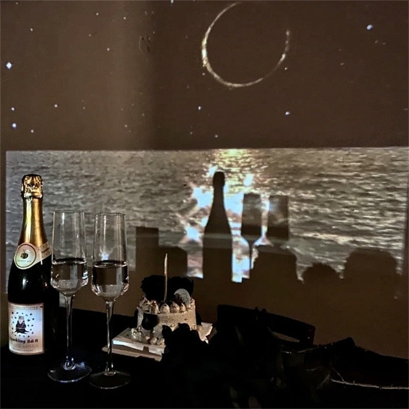 Instagram landscape/ planets projector lamp for photos